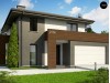 Проект Z156 A minus Уменьшенная версия проекта z156 с гаражем и стильным фасадом  Проекты домов и гаражей