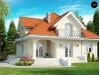 Проект дома в классическом стиле с изящными мансардными окнами и балконами - Z18