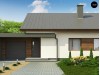 Проект Z182 GL P HB Дом, выполненный в традиционном стиле с одноуровневой планировкой.  Проекты домов и гаражей