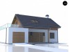 Проект Z210 GLt Версия проекта Z210 c гаражом, с альтернативной планировкой.  Проекты домов и гаражей
