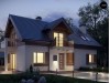 Проект функционального уютного дома с мансардными окнами и оригинальной отделкой фасадов - Z223