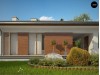 Проект Z321 Стильный одноэтажный дом с комфортной крытой террасой  Проекты домов и гаражей