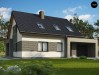 Проект Z347 Проект комфортного дома в современном европейском стиле.  Проекты домов и гаражей