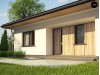 Проект Z354 Дом для узкого участка с 4-х скатной крышей  Проекты домов и гаражей