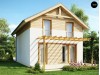 Проект Z38 V1 Новый вариант проекта Z38 - уютного двухэтажного дома.  Проекты домов и гаражей