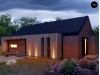 Проект Z386 Одноэтажный дом с дополнительным пространством на чердаке  Проекты домов и гаражей