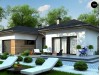 Проект Z401 Проект комфортного одноэтажного дома в европейском стиле.  Проекты домов и гаражей