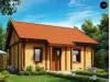 Проект маленького одноэтажного дома, оснащенного всем необходимым для круглогодичного проживания - Z42