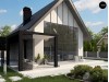 Проект Z440 Проект компактного уютного дома со вторым светом  Проекты домов и гаражей