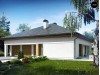 Проект просторного дома с многоскатной крышей, с открытым помещением мансарды - Z51