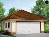 Проект Zg15 Современный проект просторного гаража для двух авто  Проекты домов и гаражей