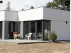 Проект одноэтажного дома модернистского характера с гаражом для двух автомобилей - ZX100
