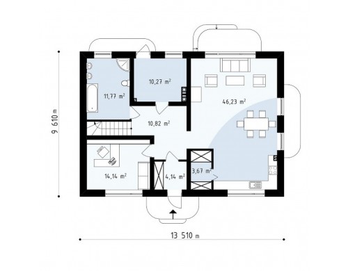 Проект Zx11 v2 Новая версия адаптированного проекта дома zx11  Проекты домов и гаражей