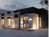 Проект Zx116 Одноэтажный комфортный дом в стиле хай-тек.  Проекты домов и гаражей