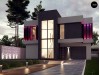 Проект Zx124 Проект дома в современном стиле с большими площадями остекления  Проекты домов и гаражей