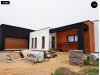 Проект Zx128 Одноэтажный дом с плоской кровлей и террасой  Проекты домов и гаражей