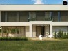 Проект Zx130 Современный двухэтажный дом с просторной террасой и гаражом на две машины.  Проекты домов и гаражей