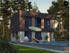 Проект Zx134 Двухэтажный дом с гаражом на две машины  Проекты домов и гаражей
