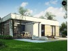 Проект Zx138 Одноэтажный дом с панорамными окнами и плоской кровлей  Проекты домов и гаражей
