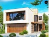 Проект двухэтажного дома в стиле модерн с практичным интерьером и гаражом для двух автомобилей - ZX14