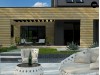 Проект Zx156 Современный дом с 2-х скатной кровлей, окруженный террасой с плоской крышей.  Проекты домов и гаражей
