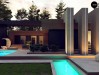 Проект Zx158 Современный дом с одноуровневой планировкой для большой семьи.  Проекты домов и гаражей