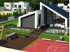 Проект Zx201 Современный дом с просторной гостиной и большим остеклением  Проекты домов и гаражей