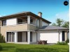 Проект Zx24 GL2 Версия двухэтажного дома Zx24 c увеличенным гаражом для двух машин  Проекты домов и гаражей