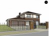 Проект Zx24 GL2 Версия двухэтажного дома Zx24 c увеличенным гаражом для двух машин  Проекты домов и гаражей