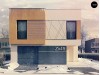 Дом характерного современного дизайна с гаражом и кабинетом на первом этаже - ZX45