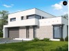 Проект Zx46 GL2 Комфортная резиденция, современный дизайн, оптимальная планировка помещений.  Проекты домов и гаражей