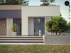 Проект Zx65 Одноэтажный дом в стиле хай-тек с плоской кровлей и большой площадью остекления.  Проекты домов и гаражей