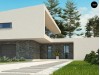 Проект Zx70 Стильный современный коттедж с плоской кровлей  Проекты домов и гаражей