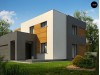 Проект Zx73 Двухэтажный коттедж современного лаконичного дизайна  Проекты домов и гаражей
