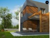 Проект Zx73 Двухэтажный коттедж современного лаконичного дизайна  Проекты домов и гаражей