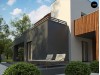 Проект Zx74 Современный дом с гаражом на 2 машины и террасой на первой  Проекты домов и гаражей