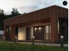 Проект Zx76 D Компактный коттедж современного дизайна с плоской кровлей  Проекты домов и гаражей