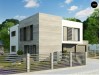 Проект Zx91 Простой, современный дом площадью около 170 м2 с 5 спальнями и гостиной.  Проекты домов и гаражей
